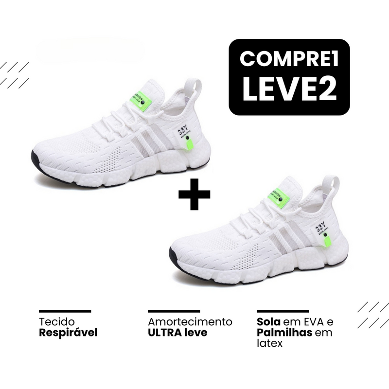 Tênis New Run®️ - Respirável e Ultra Resistente (COMPRE 1 LEVE 2)