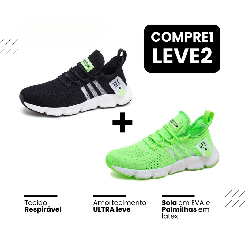 Tênis New Run®️ - Respirável e Ultra Resistente (COMPRE 1 LEVE 2)