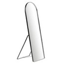 [ESQUENTA BLACK] Espelho Oval Base Reta Apoio Chão + [FITA DE LED BRINDE]