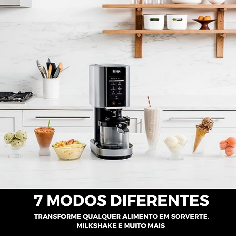 [PROMOÇÃO] Sorveteira com 7 modos + brinde especial [BIVOLT]
