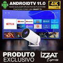 Projetor 4K 100 Pol. Magic Cube Original Tazzi - Portátil - c/ Som Estéreo