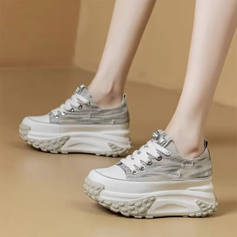 [COMPRE 1 LEVE 2👟] - Tênis Ortopédico Selena Com Plataforma de 6cm - Black November