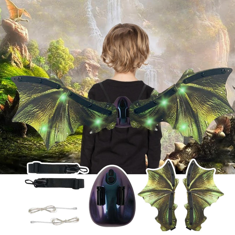 Asas de Fada com LED e Música: Encante-se com Brilho e Fantasia + Vestido