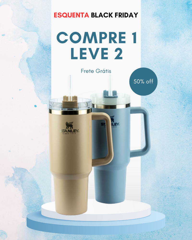 [BLACK FRIDAY - COMPRE 1 LEVE 2 ] Stanley Copo Quencher 2.0 | 1,18 Litros + Brindes Exclusivos