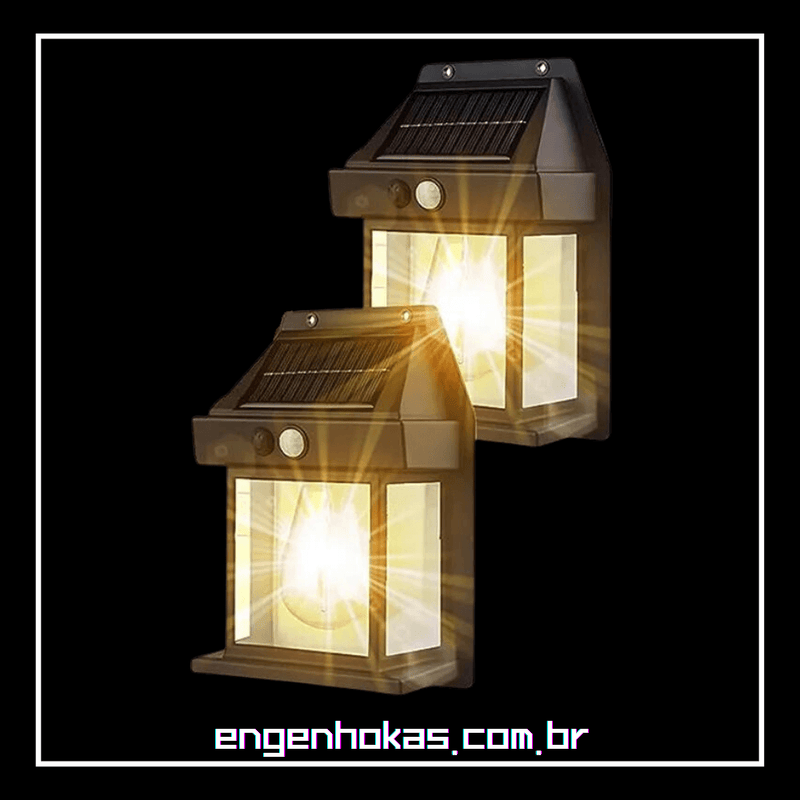 Lâmpada Vintage de Energia Solar Renovável 2024