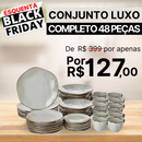48 Peças de Jantar em Porcelana Conjunto de Luxo Oxford®(72% OFF+FRETE GRÁTIS SOMENTE HOJE)