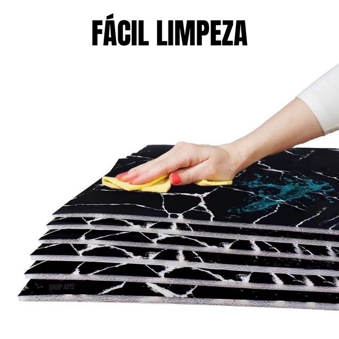 Placa Adesiva 3D de Mármore Resistente e Durável WallpaperPro - PROMOÇÃO VÁLIDA SOMENTE HOJE COM FRETE GRÁTIS!🔥