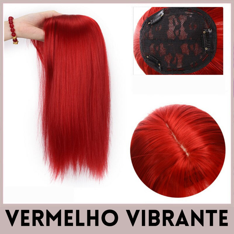 Topo de Cabeça - Fibra Orgânica (Para Alopecia, Falhas, Cabelos Ralos e com Queda)