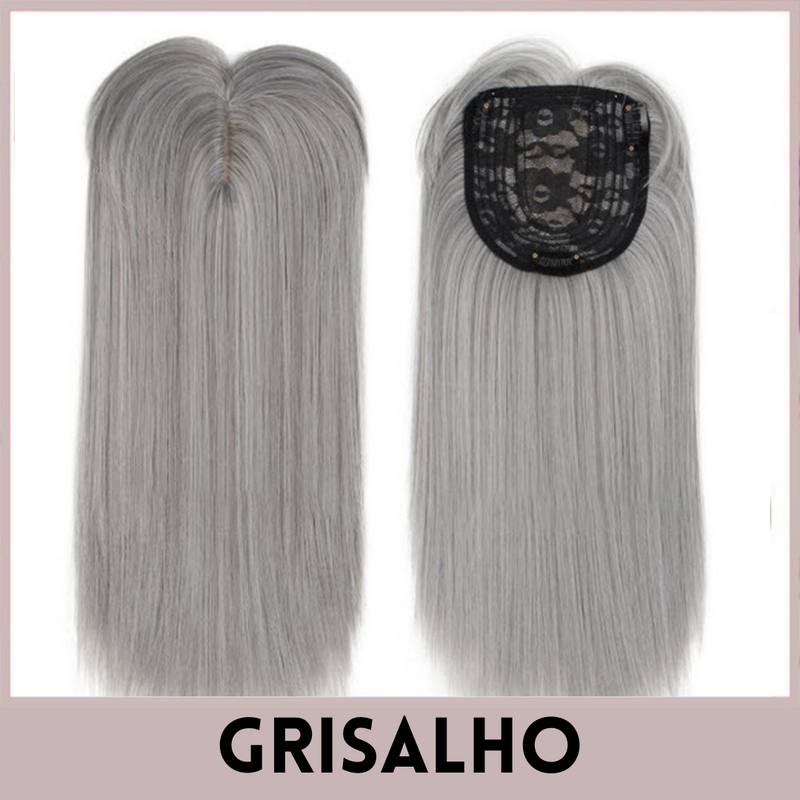 Topo de Cabeça - Fibra Orgânica (Para Alopecia, Falhas, Cabelos Ralos e com Queda)