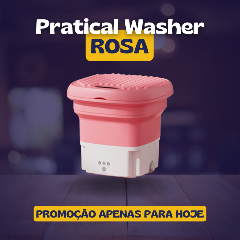 Pratical Washer™ - Maquina de lavar e secar + Mini Ferro à Vapor