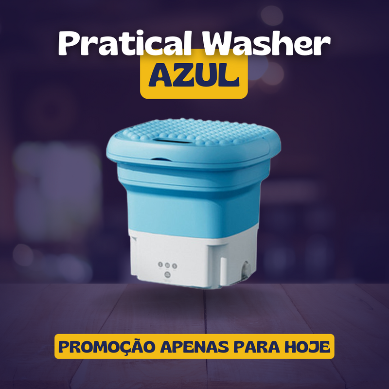 Pratical Washer™ - Maquina de lavar e secar + Mini Ferro à Vapor