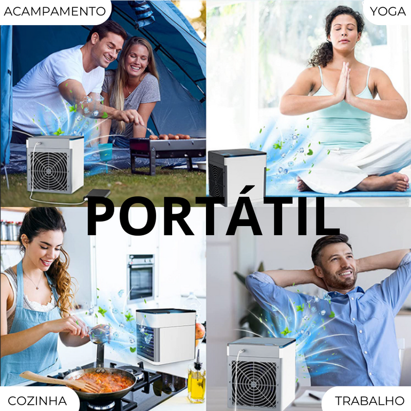 Mini Ar Condicionado Portátil USB