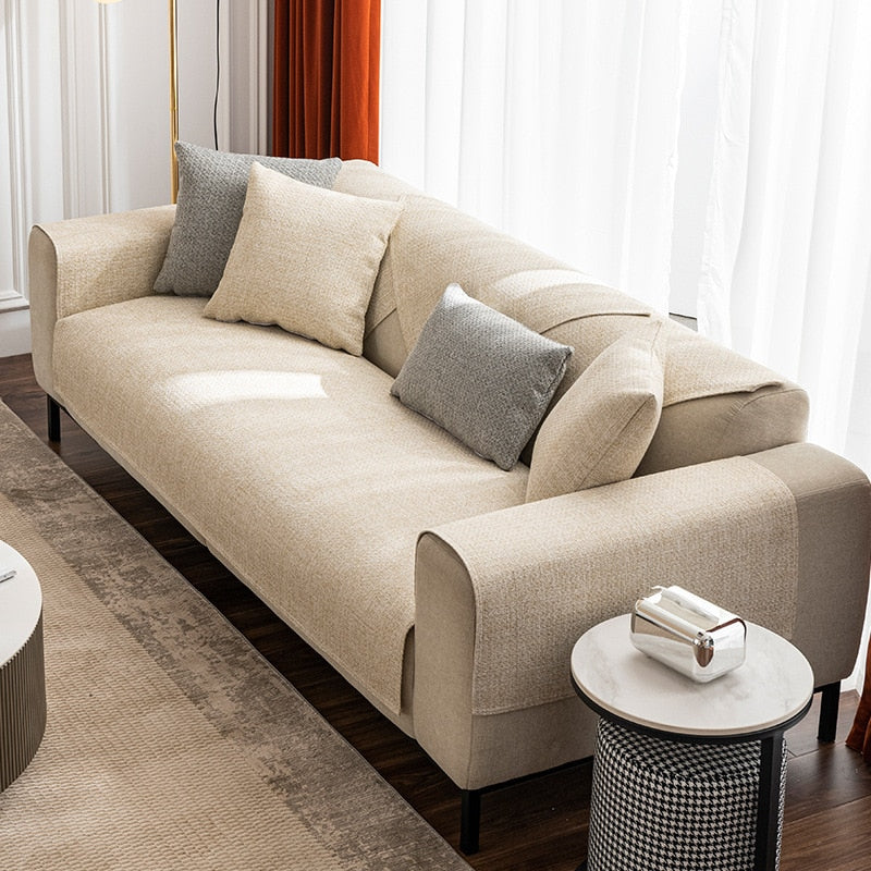 Capa para Sofá em Linho