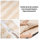 [PAGUE 1 LEVE 2] Sofá-Cama para Pet Moderno de Lã de Cordeiro + Brinde Exclusivo