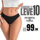 Calcinha Antibacteriana 100% Algodão - Compre 5 Leve 10 + Frete Grátis