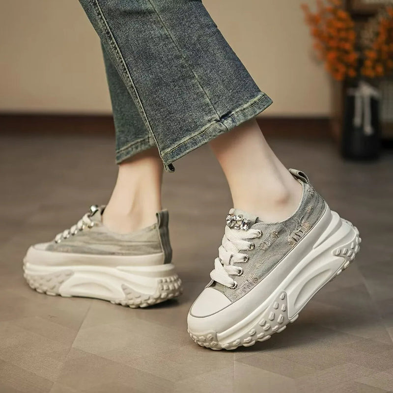 [COMPRE 1 LEVE 2👟] - Tênis Ortopédico Selena Com Plataforma de 6cm - Black November