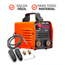 Máquina de Solda Turbo Weld | Kit Completo + Capacete de Solda
